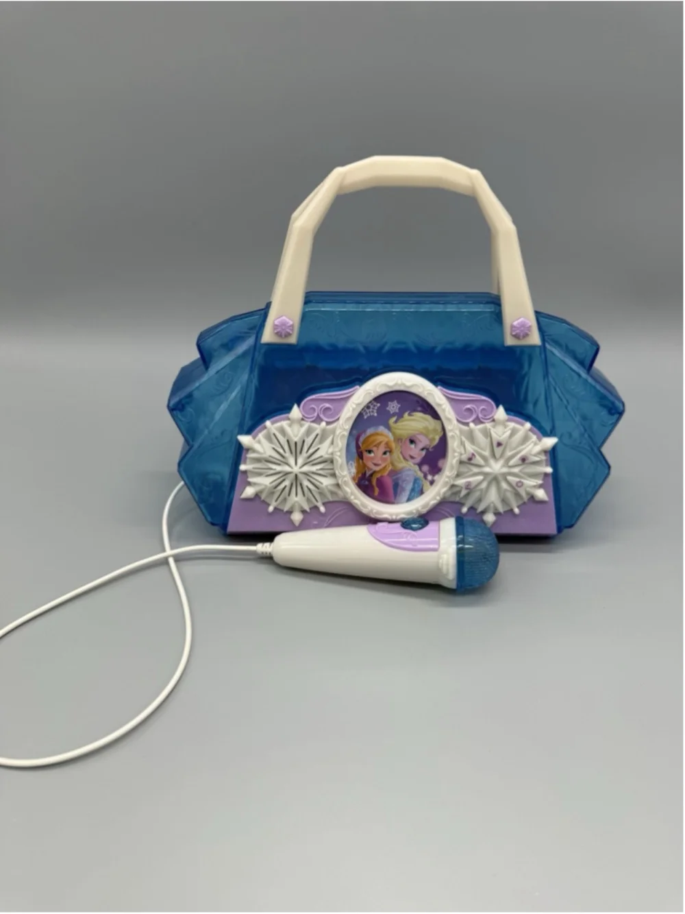 Disney Frozen Karaoke Sing Along MP3 Microphone Purse Tested Working